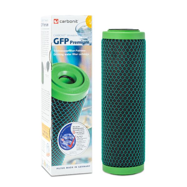 Aktivkole-Block-Filtereinsatz GFP Premium vom Wasserfilter-Fachhandel von Carbonit