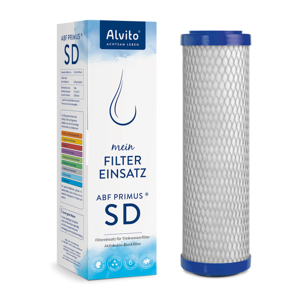 Alvito Filtereinsatz ABF Primus SD - Aktivkohle-Block-Filter